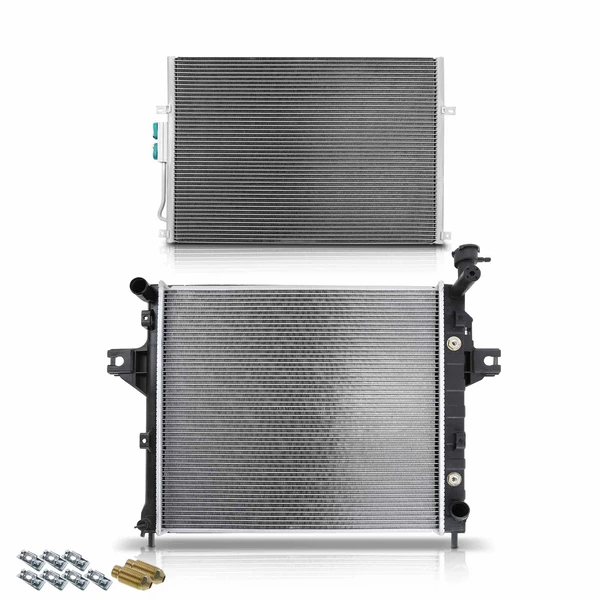 Radiator & AC Condenser Cooling Kit for 1999-2000 Jeep Grand Cherokee