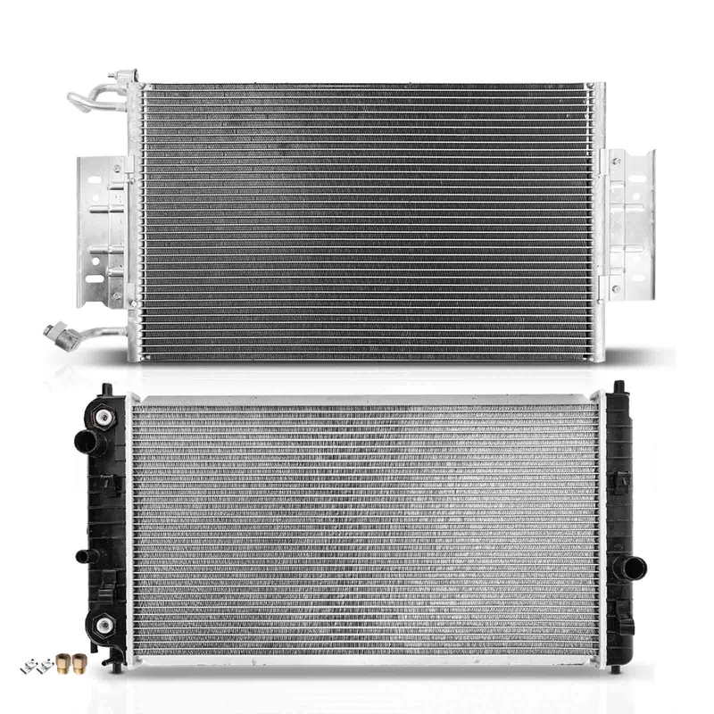 Radiator & AC Condenser Cooling Kit for Chevy Malibu Oldsmobile Cutlass Pontiac