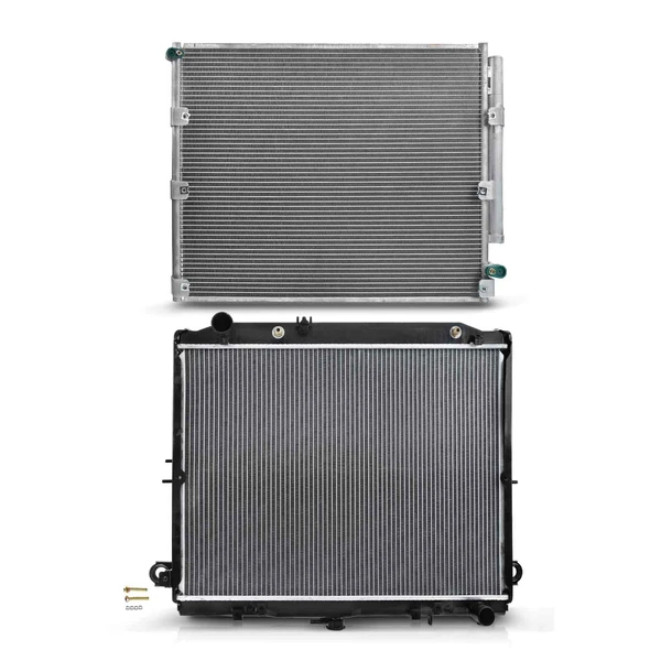 Radiator & AC Condenser Cooling Kit for 1998-2002 Toyota Land Cruiser