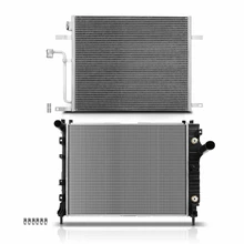 Radiator & AC Condenser Cooling Kit for 2000-2004 Dodge Dakota
