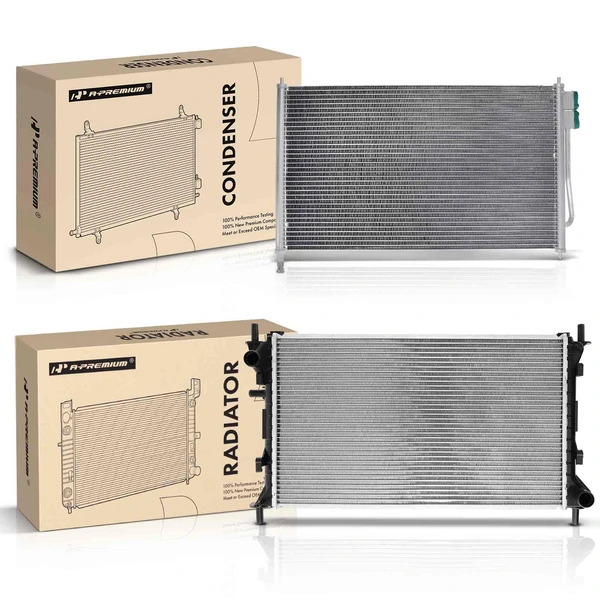Radiator & AC Condenser Cooling Kit for Ford Focus 2000-2005