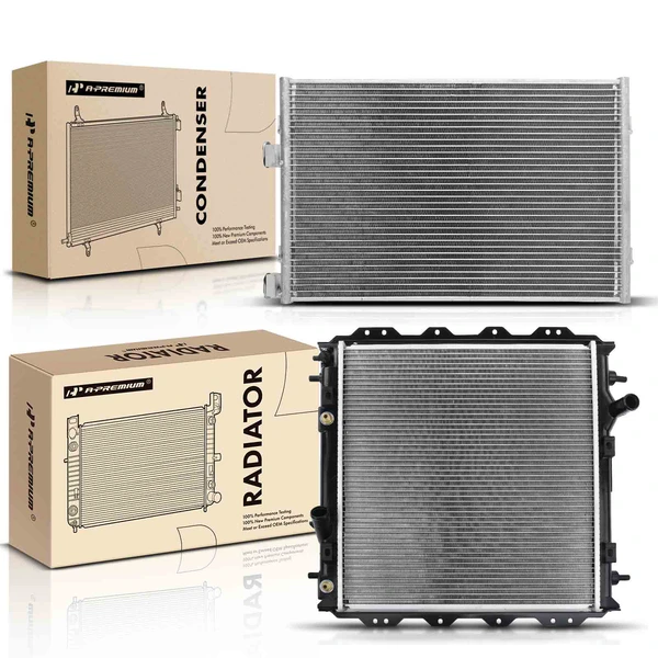 Radiator & AC Condenser Cooling Kit for Chrysler PT Cruiser 2001-2010 Automatic