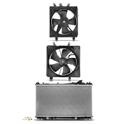 3 Pcs Radiator & Cooling Fan Assembly Kit