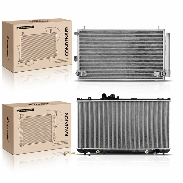 Radiator & AC Condenser Cooling Kit for Lexus IS300 2001-2005 L6 3.0L