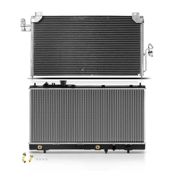 Radiator & AC Condenser Cooling Kit for 2002-2003 Mazda Protege5
