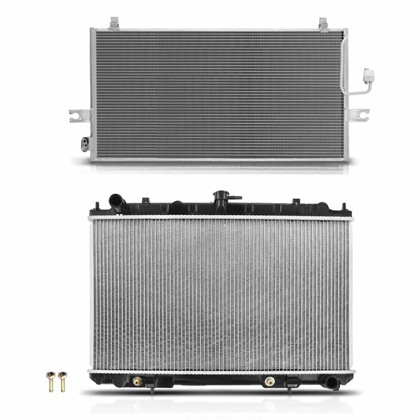 Radiator & AC Condenser Cooling Kit for Infiniti I30 Nissan Maxima 2000-2001