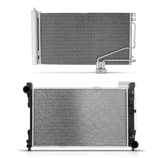 Radiator & AC Condenser Cooling Kit for 2001-2005 Mercedes-Benz C240