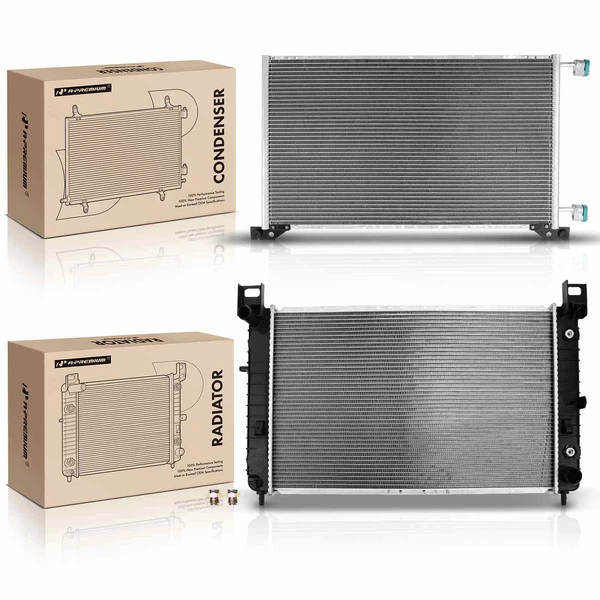 Radiator & AC Condenser Cooling Kit for Cadillac Escalade 2002-2005 Chevrolet
