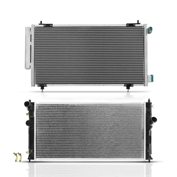Radiator & AC Condenser Cooling Kit for Toyota Celica 2000-2005 1.8L Automatic