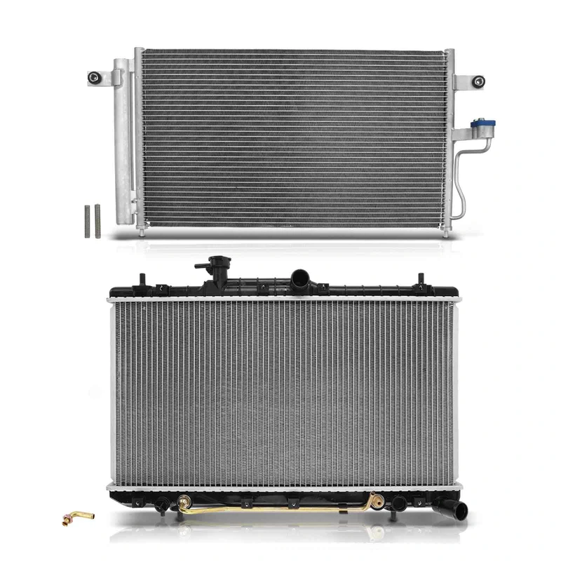 Radiator & AC Condenser Cooling Kit for Hyundai Accent 2000-2005 Automatic Transmission