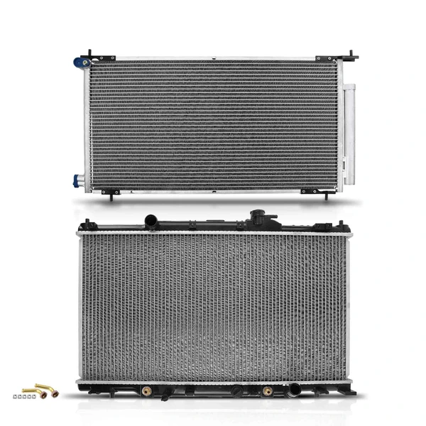 Radiator & AC Condenser Cooling Kit for Honda CR-V 2002-2006 L4 2.4L