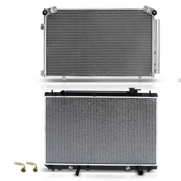 Radiator & AC Condenser Cooling Kit for 2001-2007 Toyota Highlander