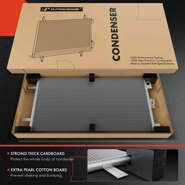 Radiator & AC Condenser Cooling Kit for Mitsubishi Montero 2001-2002 V6 3.5L