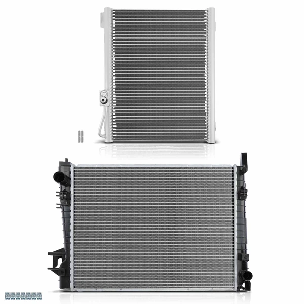 Radiator & AC Condenser Cooling Kit for 2003 Dodge Ram 3500 5.7L V8