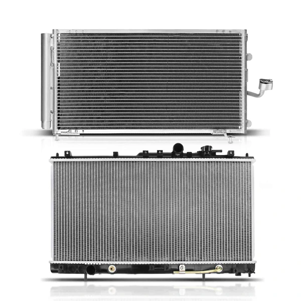 Radiator & AC Condenser Cooling Kit for Chrysler Sebring Dodge Stratus Mitsubishi Eclipse