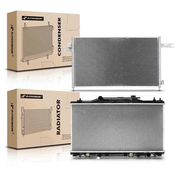 Radiator & AC Condenser Cooling Kit for Acura RSX 2002-2006 2.0L