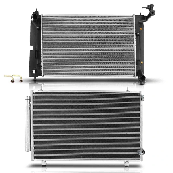 Radiator & AC Condenser Cooling Kit for 2005-2008 Toyota Matrix