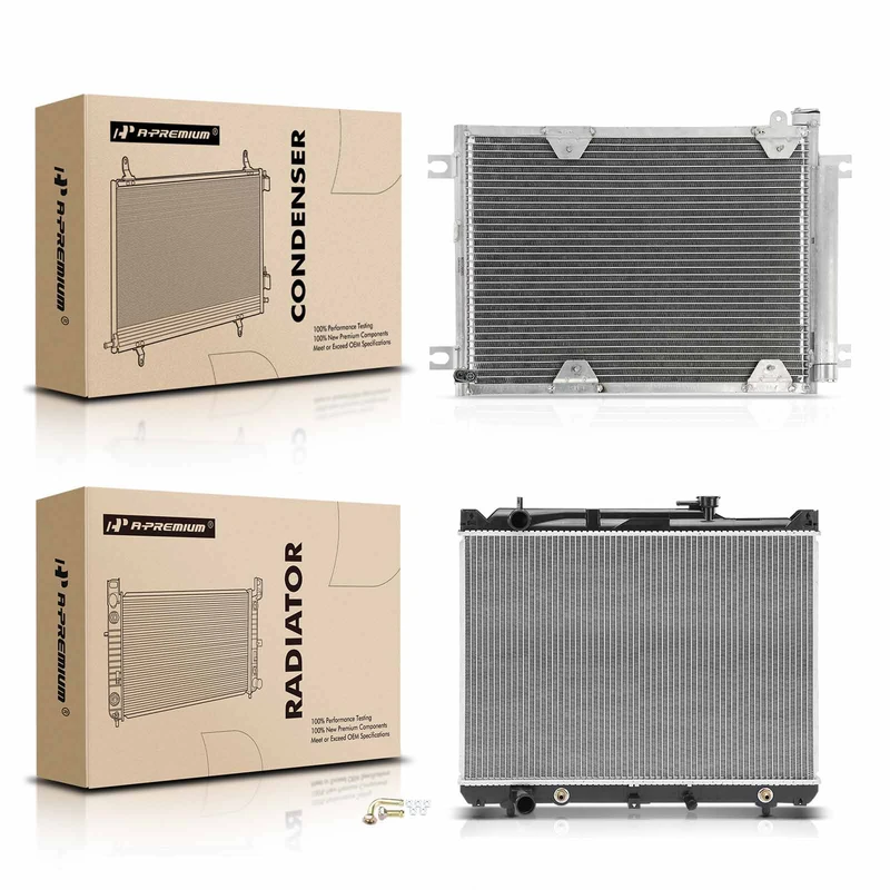 Radiator & AC Condenser Cooling Kit for Suzuki XL-7 2002 Grand Vitara 2001