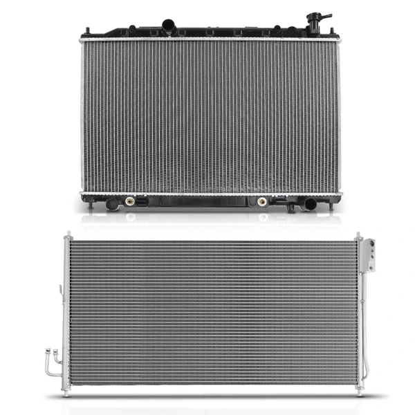 Radiator & AC Condenser Cooling Kit for Nissan Murano 2003-2007 3.5L Automatic
