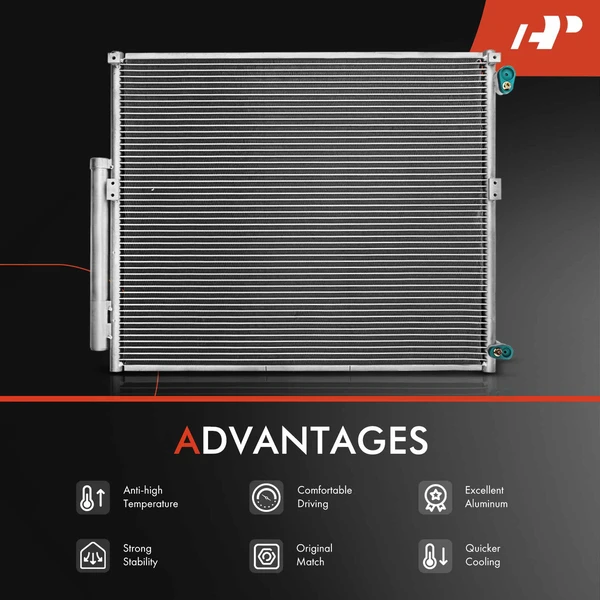 Radiator & AC Condenser Cooling Kit for Toyota 4Runner 2003-2009 4.0L Automatic