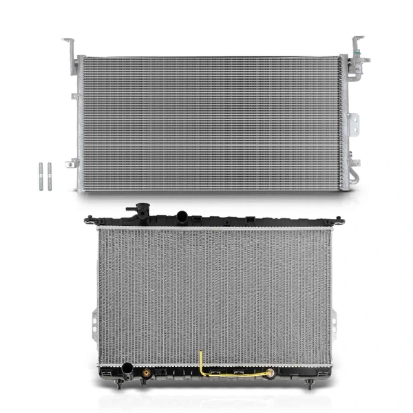 Radiator & AC Condenser Cooling Kit for 2002 Hyundai XG350 3.5L V6