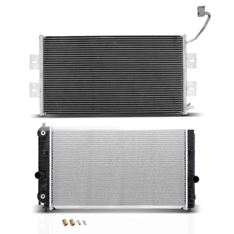 Radiator & AC Condenser Cooling Kit for Chevrolet Classic 2004-2005 Pontiac Grand Am