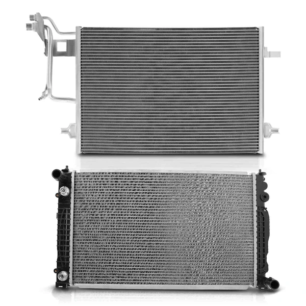 Radiator & AC Condenser Cooling Kit for Audi A4 A4 Quattro Volkswagen Passat
