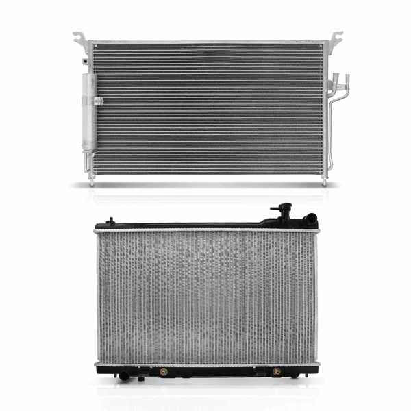 Radiator & AC Condenser Cooling Kit for INFINITI FX35 2003-2008 3.5L Automatic