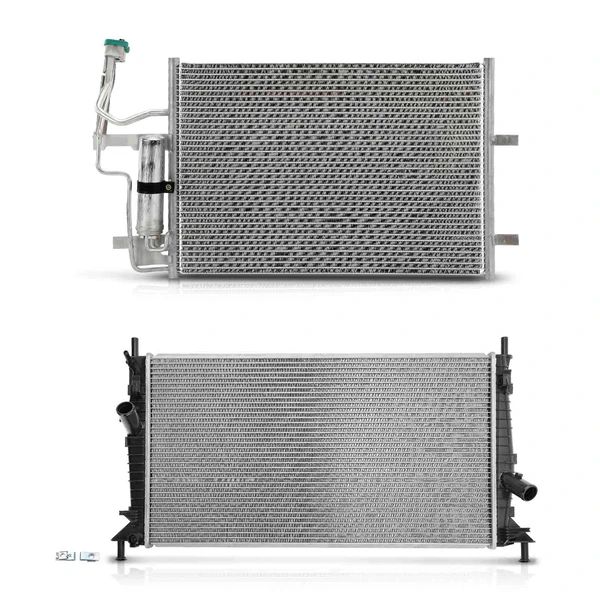Radiator & AC Condenser Cooling Kit for Mazda 3 2004-2009 L4 2.0L 2.3L