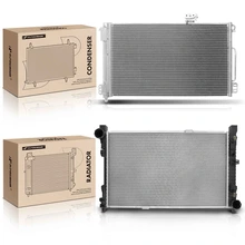 Radiator & AC Condenser Cooling Kit for 2008 Mercedes-Benz SLK350 3.5L V6