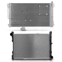 Radiator & AC Condenser Cooling Kit for 2003-2006 Mercedes-Benz CLK55 AMG