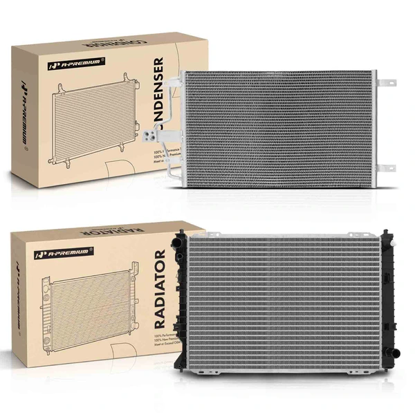Radiator & AC Condenser Cooling Kit for Ford Escape 2005-2008 Mercury Mariner