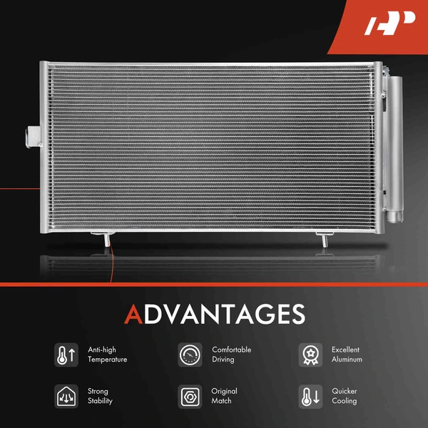 Radiator & AC Condenser Cooling Kit for Subaru Legacy Outback 2005-2009