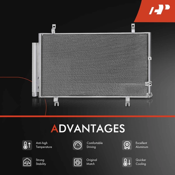 Radiator & AC Condenser Cooling Kit for Lexus GS300 GS350 2007-2011 3.0L 3.5L