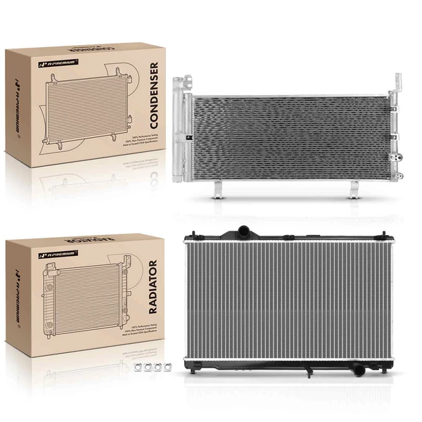 Radiator & AC Condenser Cooling Kit for 2007 Lexus GS450h 3.5L V6