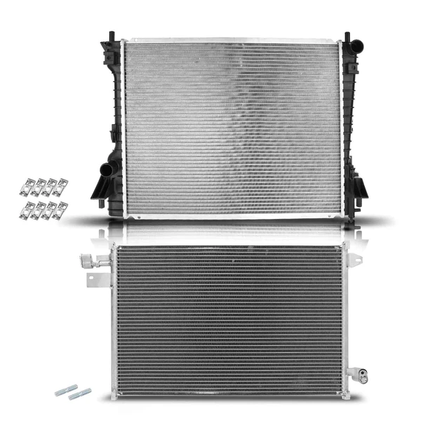 Radiator & AC Condenser Cooling Kit for 2005-2009 Ford Mustang