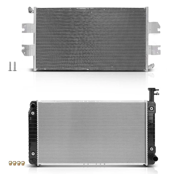 Radiator & AC Condenser Cooling Kit for 2004-2006 Chevrolet Express 2500