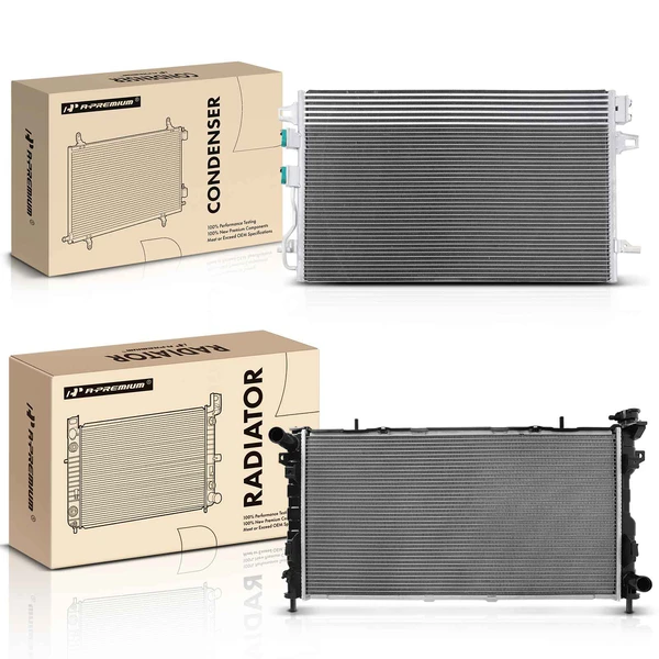 Radiator & AC Condenser Cooling Kit for Chrysler Town & Country Dodge Caravan
