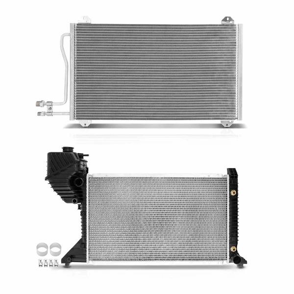 Radiator & AC Condenser Cooling Kit for 2002-2006 Freightliner Sprinter 3500