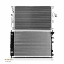 Radiator & AC Condenser Cooling Kit for 2004-2007 Saturn Vue