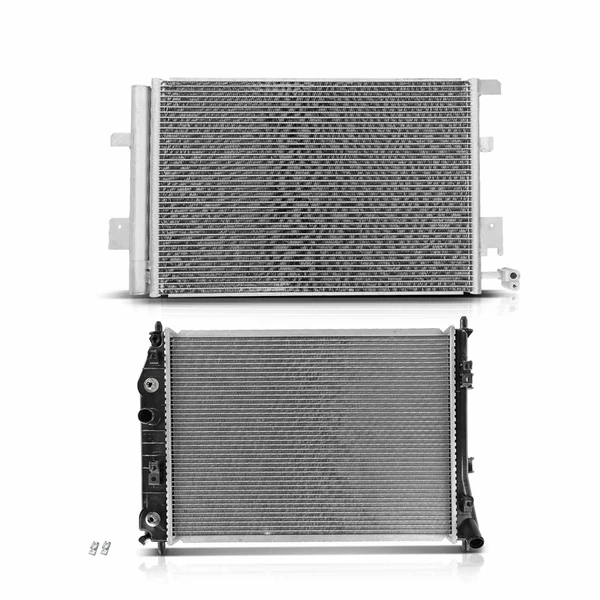 Radiator & AC Condenser Cooling Kit for Chevy Corvette 2005-2013 SSR 2003-2006