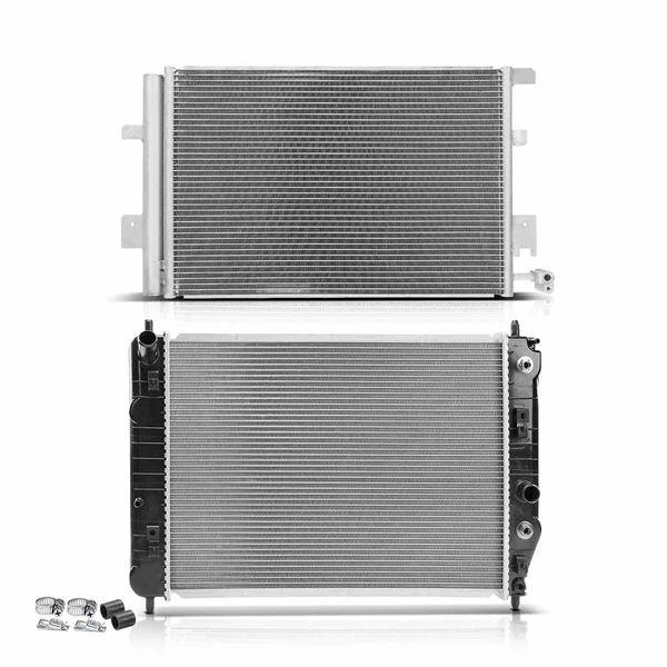 Radiator & AC Condenser Cooling Kit for 2004-2009 Cadillac XLR