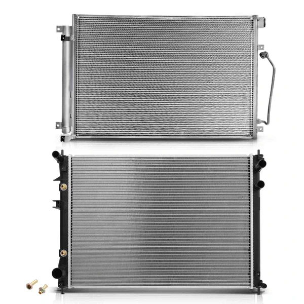 Radiator & AC Condenser Cooling Kit for Subaru B9 Tribeca 2006-2007 3.0L Automatic