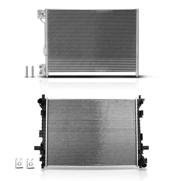 Radiator & AC Condenser Cooling Kit for 2006-2011 Ford Crown Victoria