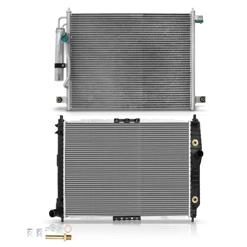 Radiator & AC Condenser Cooling Kit for Chevrolet Aveo Aveo5 Pontiac Wave Suzuki