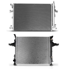 Radiator & AC Condenser Cooling Kit for 2010-2011 Volvo XC60