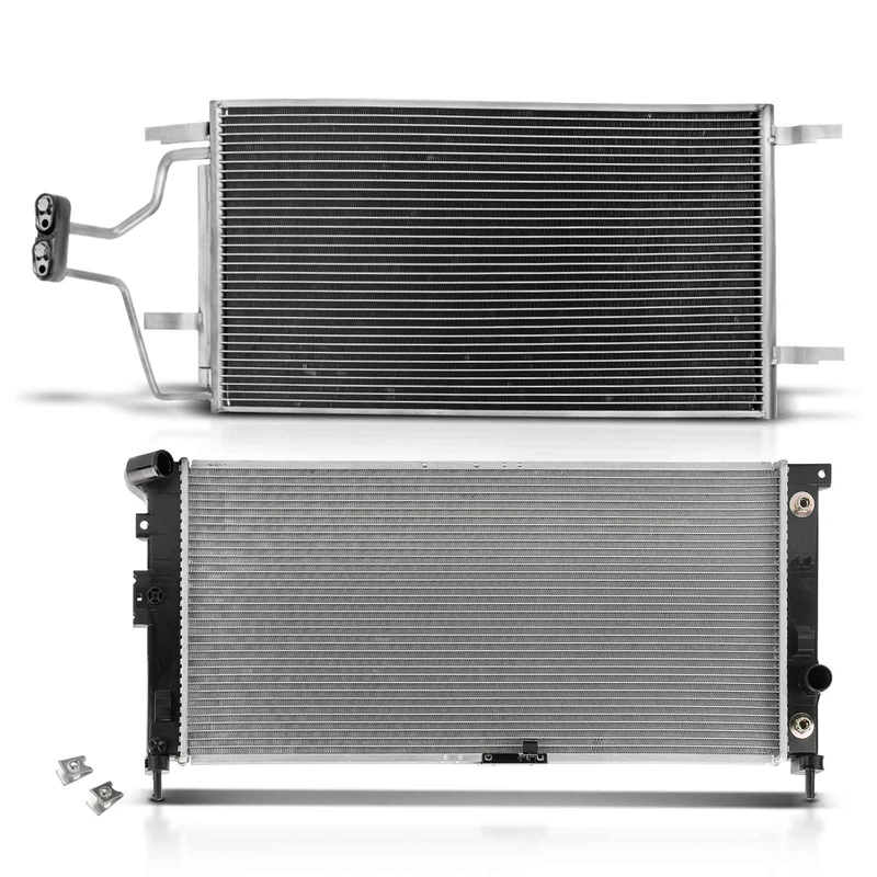 Radiator & AC Condenser Cooling Kit for Buick Terraza Saturn Relay 2006-2007 3.9L