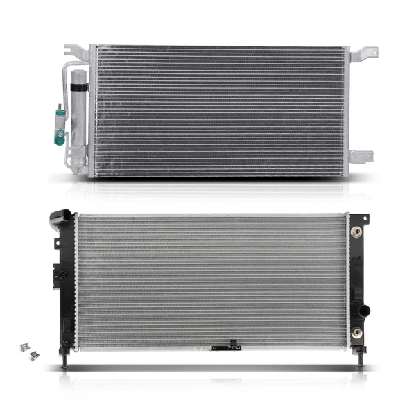 Radiator & AC Condenser Cooling Kit for Pontiac Montana 2006