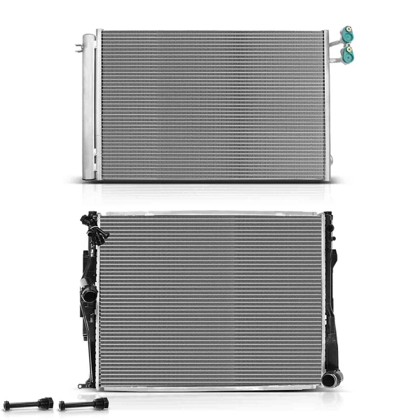 Radiator & AC Condenser Cooling Kit for 2009-2013 BMW 328i xDrive