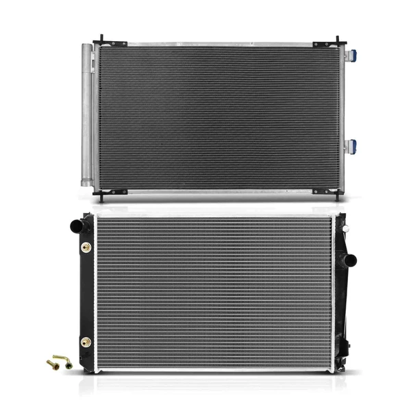 Radiator & AC Condenser Cooling Kit for Toyota RAV4 2006-2012 2.5L V6 3.5L